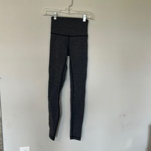 Lululemon Wunder Under High-Rise Tight 28" Variegated Knit Jacquard Black Dark